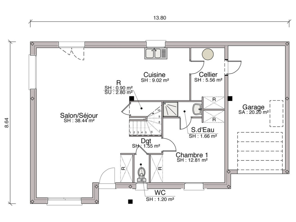 plan maison lelievre